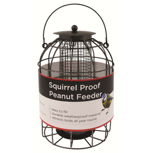 Squirrel Proof Bird Feeders Set of 3 - Grey/Black by Garden Mile