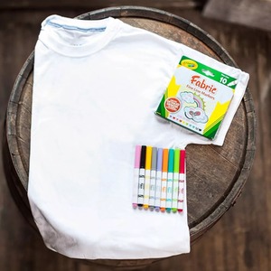 Crayola Fabric Marker Set Fine Line Markers - Multicolour by Crayola