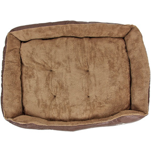 Faux Fur Dog Bed in Brown by Actiaspet