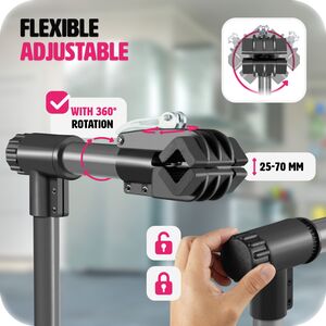 Bike Repair Stand with Tool Tray - Black by tectake