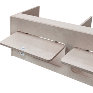 Overhead Camper Van Cabinets - Natural / Plain / 100 x 35 x 35 cm by Monster Shop