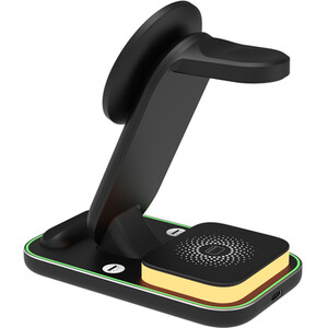 4 in 1 Wireless Charging Stand - Black