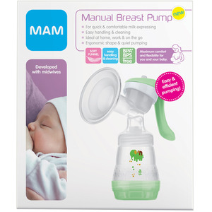 MAM Manual Breast Pump - Clear by MAM