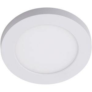 Darly LED 6 Watt Flush Ceiling or Wall Light - White by Litecraft