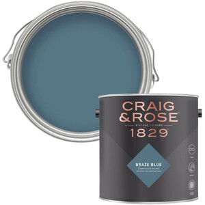 Craig and Rose Chalky Matt Emulsion - Braze Blue by Craig & Rose