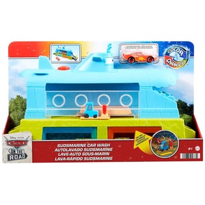 Disney Pixar Submarine Car Wash Playset with Colour Change Lightning - multi by Disney