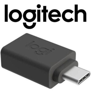 Logitech USB-C to USB-A Adaptor - Black by Logitech