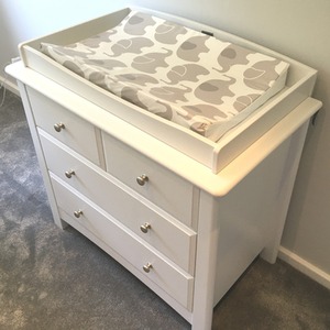 Anti-Roll Wedge Baby Changing Mat - Elephant Love / Elephant Love by Babycurls