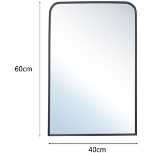 Arched Wall Mirror - Clear / 60cm by Livingandhome