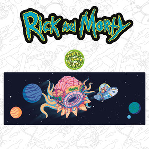 Rick and Morty XL Desk Pad Coaster Set - Multi by Rick and Morty