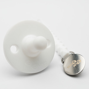 Dum Dum 2 in 1 Soother and Teether - White by Maisies