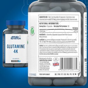 Glutamin 4K Capsules - Blue by Applied Nutrition