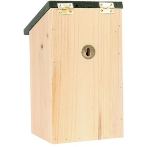 Wooden Nest Box - Brown by Speaks
