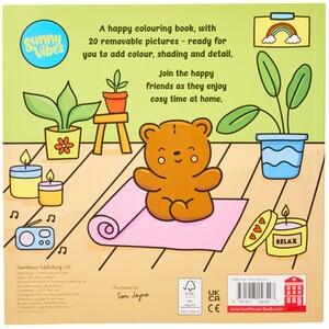 Cosy and Calm or Happy Street Colouring Book