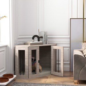 PawHut 2 in 1 Conner Dog Crate Furniture with Cushion by PawHut