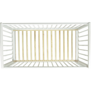 Sydney Cot White with Kinder Flow Mattress by Kinder Valley