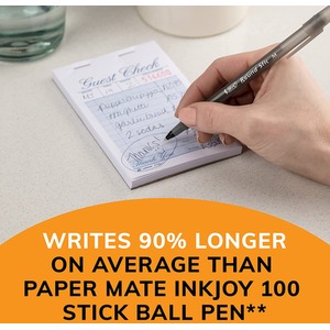 36 Round Stic Xtra Life Ballpoint Pen, Medium Point - Black by BIC