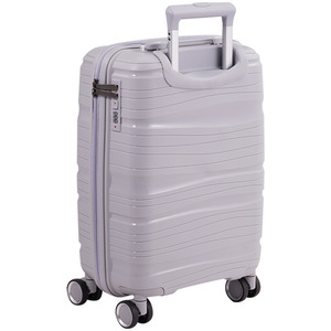 4PCS Lockable Travel Suitcase Set - Light Grey by Livingandhome