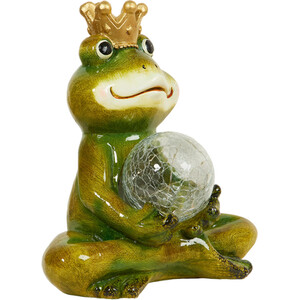 Solar Prince Frog Ornament - Green