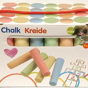 24 Pack Giant Sidewalk Chalks for Kids - Multi by UMKYTOYS