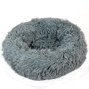 Fluffy Dog Bed in Grey - Grey / XS by Actiaspet
