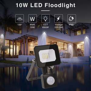 Outdoor LED Cool White Floodlights 10W-100W - Black / 10WW by Alivio