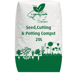 Laeto Your Signature Garden Seed, Cutting Potting Compost - White / 20l by Laeto