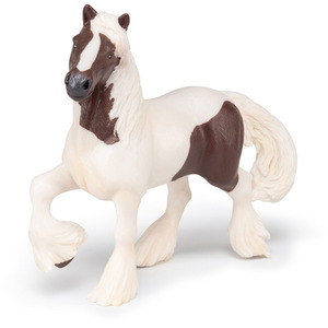 PAPO Horses and Ponies Skewbald Irish Cob Toy Figure - Brown by PAPO