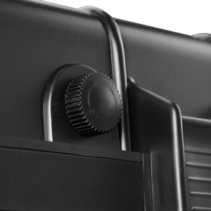 Rifle Case with Hard Shell - Black by tectake