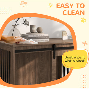 PawHut Dog Crate Furniture with Removable Cushion by PawHut