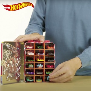 Hot Wheels 1-64 Scale Metal Car Carry Case - Red