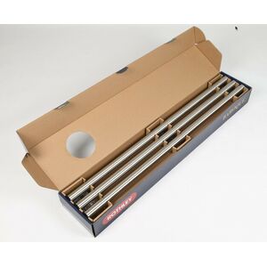 Brushed Easy Fit Stainless Steel Staircase Handrail Kit - Silver by Rothley