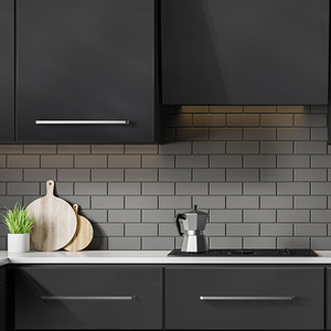 dc fix Matt Anthracite Self Adhesive Vinyl Wrap for Kitchen Doors and Furniture - Grey / 67.5cm x 2m (pack of 3) by d-c-fix