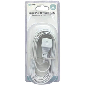 Home Telephone Extension Lead - 5m by My Home
