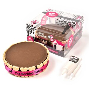 The Barking Bakery Carob Celebration Cake for Dogs by The Barking Bakery