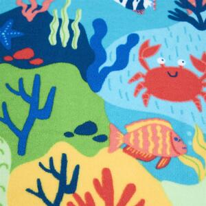 Ocean Beach Towel Microfibre - Blue by OHS