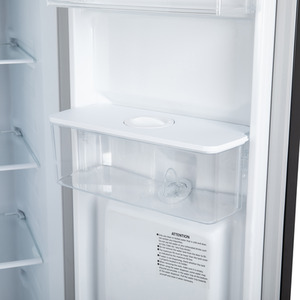 Willow 430L Total No Frost American Style Fridge Freezer - Black by Willow