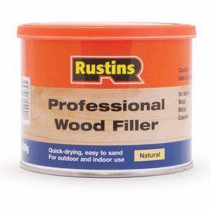 Rustins 1kg Professional Wood Filler Natural - White by Rustins