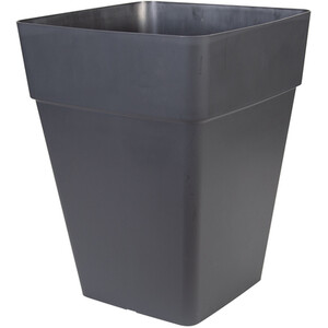 Soho Square Pot - Black / 32cm by Strata