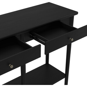Jackson Matt Black Console Table - Matt Black