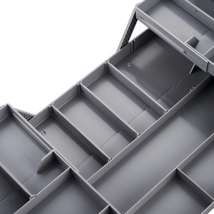 Expandable Multi-tier Drawer Organizer Storage Tray - Grey / 30cm / 6.8cm by Livingandhome