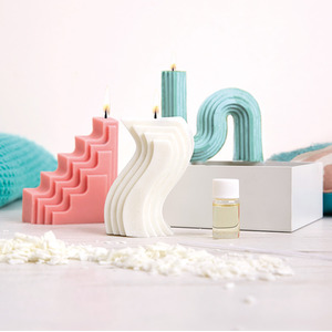 Pack of 3 Candle Making Art Deco - Multiple Colours by House of Crafts