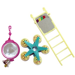 Pack of Three Bird Toys by Happy Pet