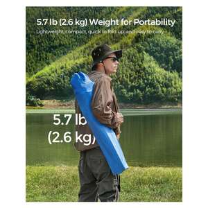 SONGMICS Set of 2 Folding Camping Chairs - Blue by SONGMICS