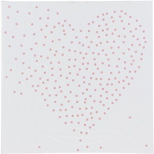 Make Your Own Heart Canvas - Pink by Arts studio