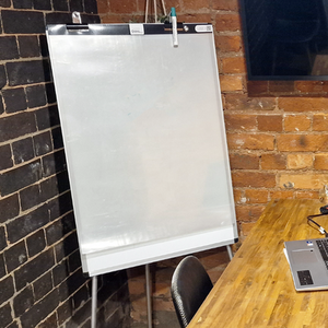Smart Dry-Wipe Flipchart - Black / A1 by ReallyRecycle.com
