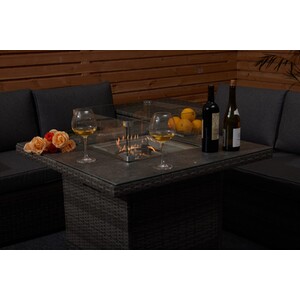 New Hampshire Conversation Firepit Set - Grey by Malay