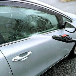 Saber 1600W Pressure Washer - Black and Orange by Saber