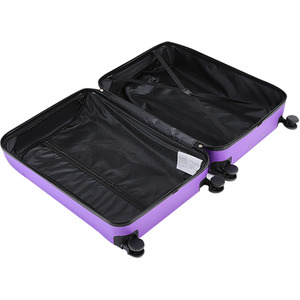 28'' Lightweight Hardshell Suitcase with 4 Wheels - Purple by Livingandhome