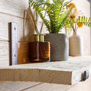 235mm Scaffold Board Iron Shelf Bracket - Black by Hammer and Tongs